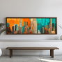 Wallity Pintura Decorativa EMR038 Multicolor